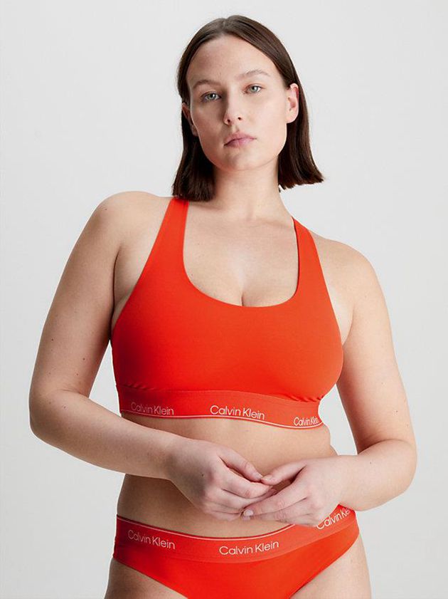 Orange Calvin Klein Modern Performance Women Bra | ALZW-95740