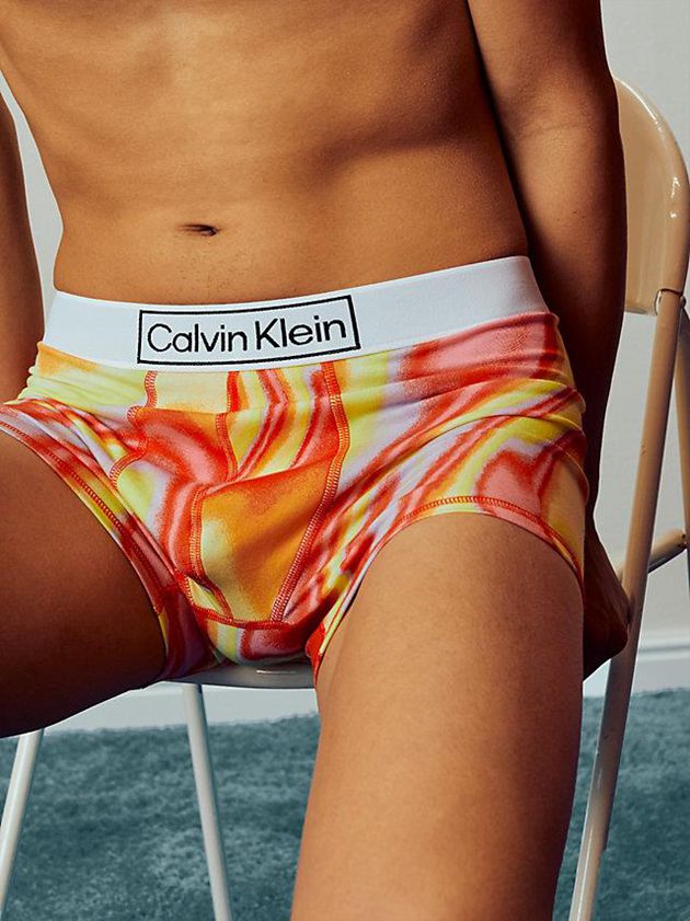 Orange Calvin Klein Pride Men Briefs | KRJN-90184