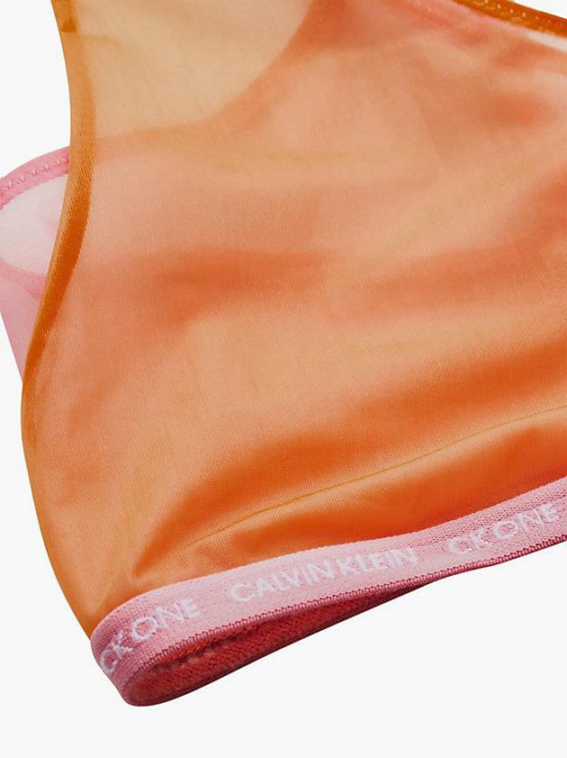 Orange Calvin Klein Pride Women Bra | BTIZ-04968