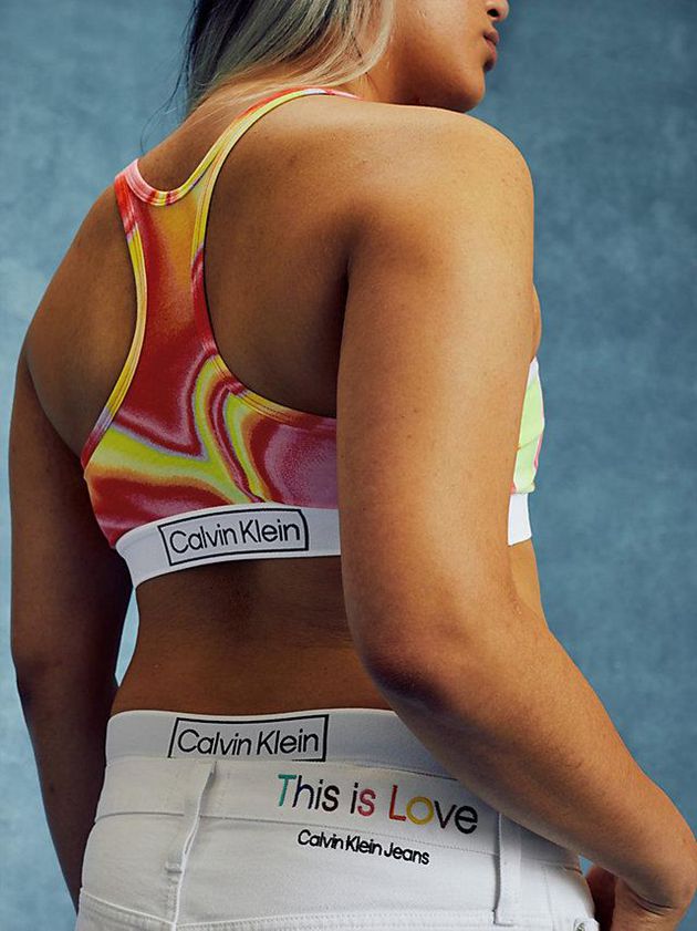 Orange Calvin Klein Pride Women Bra | ZCQO-23746