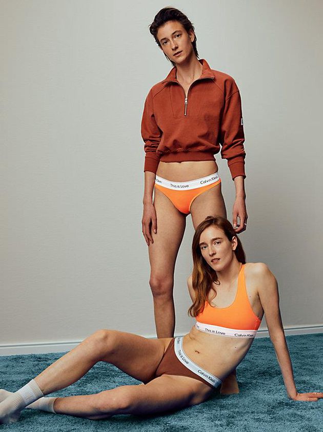 Orange Calvin Klein Pride Women Thong | HALK-74309