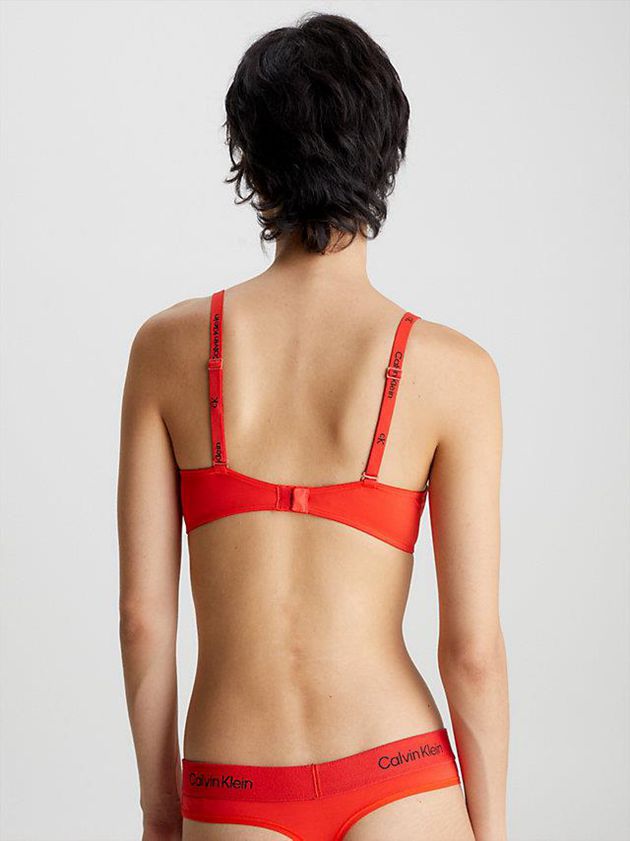 Orange Calvin Klein Push Up Plunge - Ck96 Women Bra | VHUW-20783