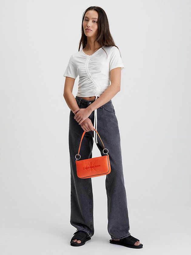 Orange Calvin Klein Shoulder Women Bags | BAIZ-02647