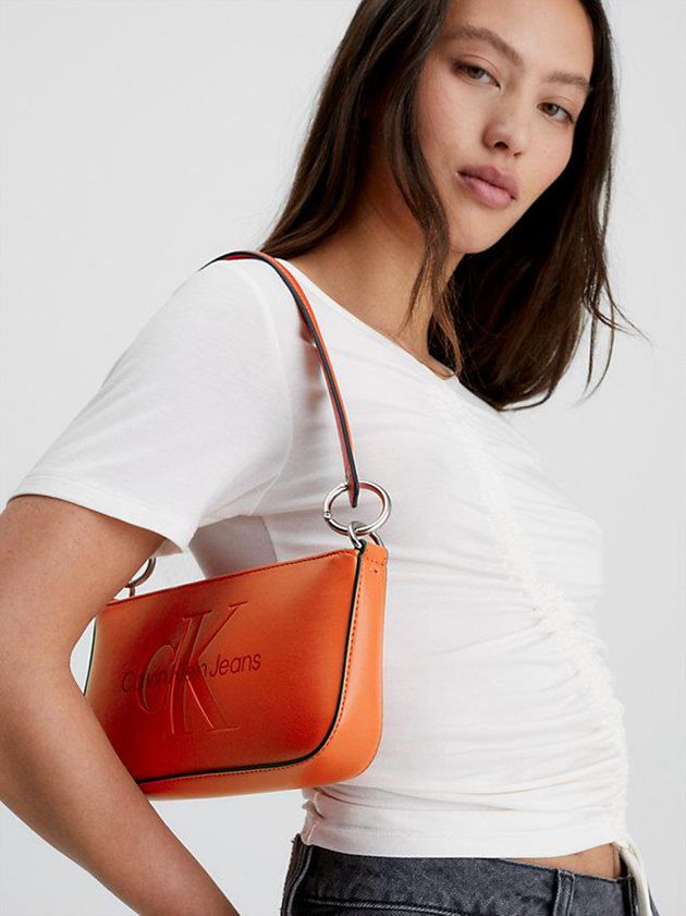 Orange Calvin Klein Shoulder Women Bags | BAIZ-02647