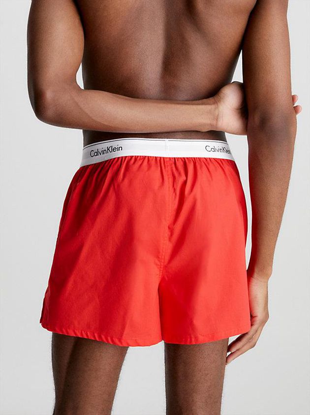 Orange Calvin Klein Slim Fit Boxers - Modern Cotton Men Briefs | PIVD-23174