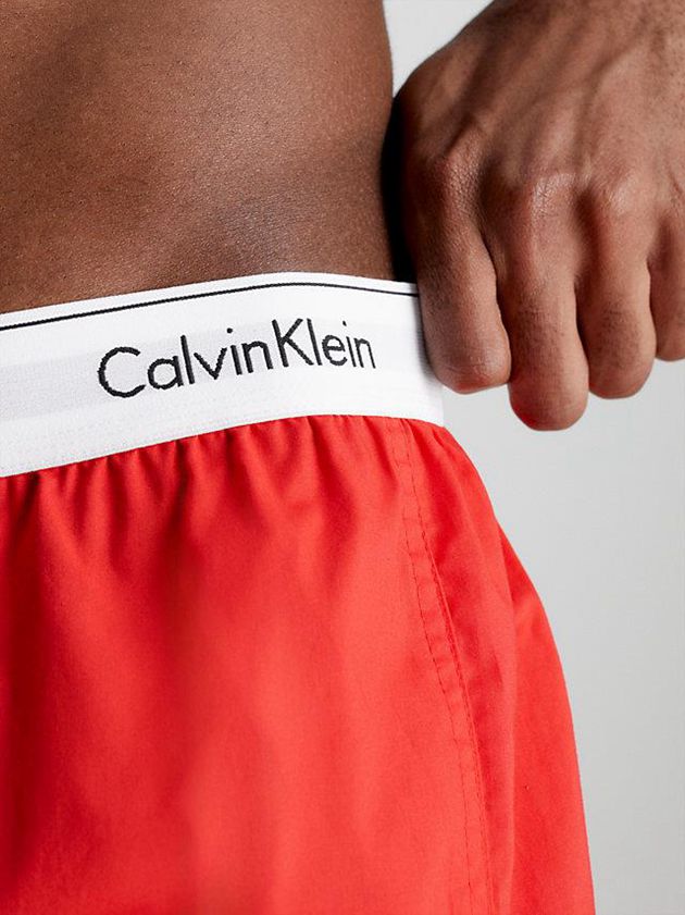 Orange Calvin Klein Slim Fit Boxers - Modern Cotton Men Briefs | PIVD-23174