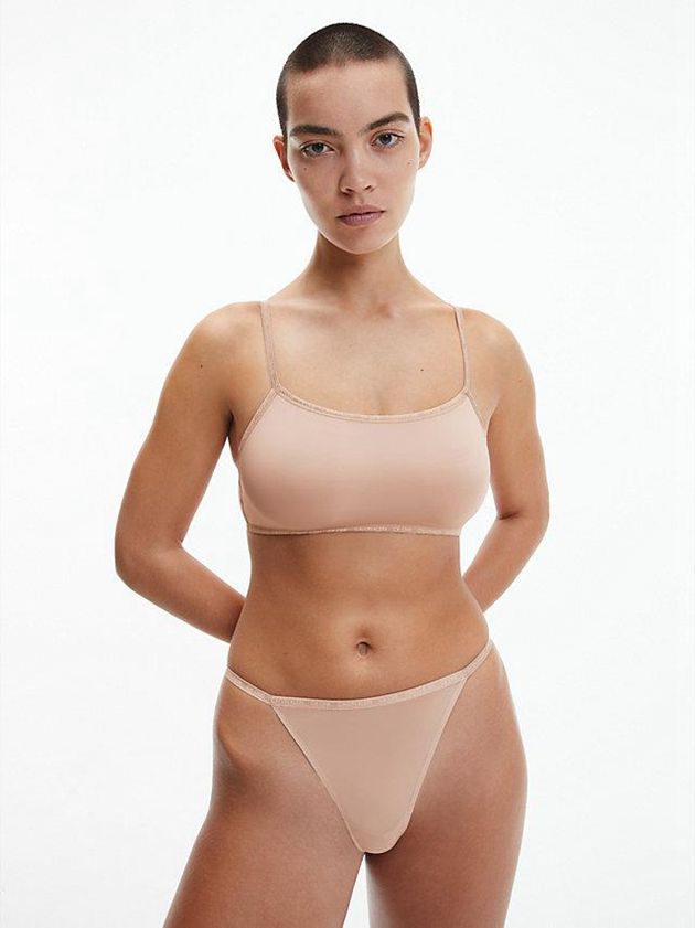 Pink Calvin Klein 2 Pack - CK One Women Thong | JZEA-98063
