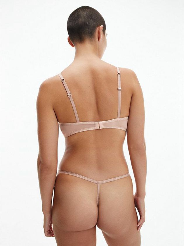 Pink Calvin Klein 2 Pack - CK One Women Thong | JZEA-98063