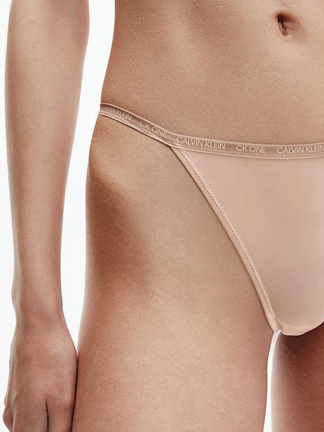 Pink Calvin Klein 2 Pack - CK One Women Thong | JZEA-98063