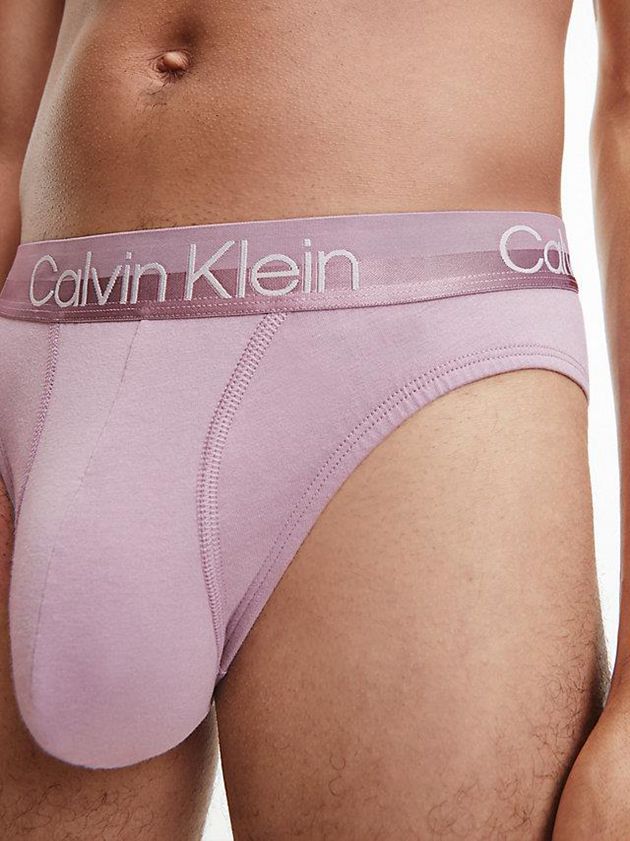 Pink Calvin Klein 3 Pack - Modern Structure Men Briefs | NBFP-37208