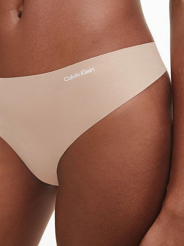 Pink Calvin Klein 5 Pack - Invisibles Women Thong | CETB-97418