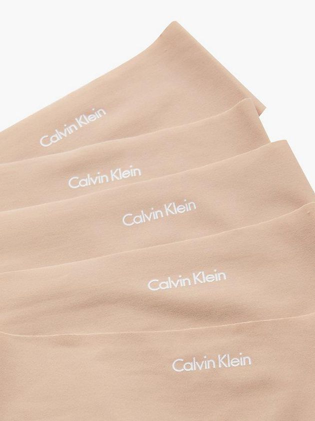 Pink Calvin Klein 5 Pack - Invisibles Women Thong | CETB-97418