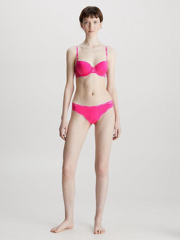 Pink Calvin Klein Balconette - Flirty Women Bra | TGHS-81540