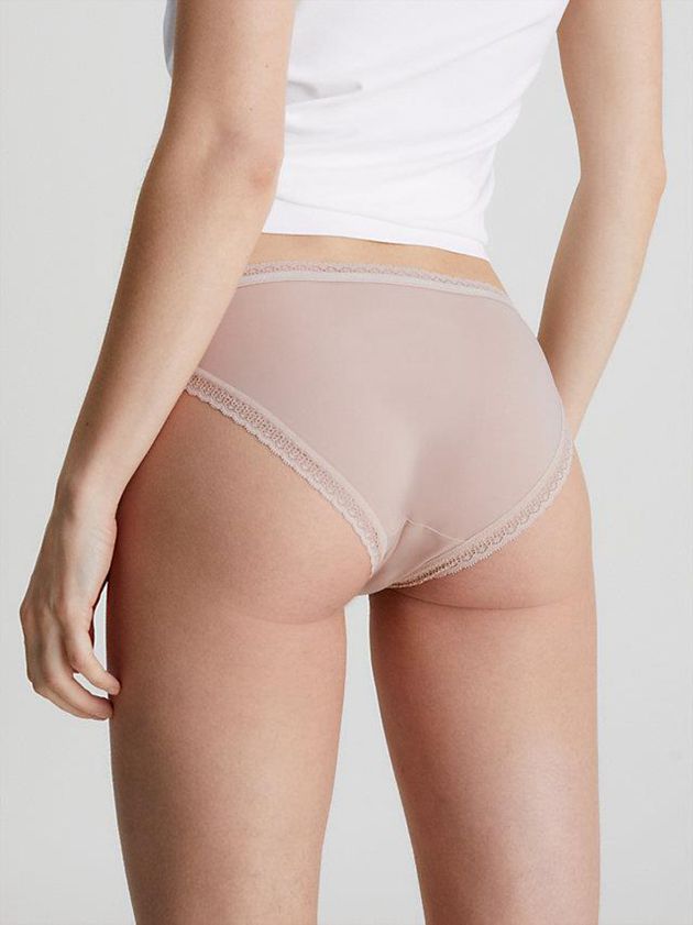 Pink Calvin Klein Bikini - Bottoms Up Women Briefs | UKML-59432