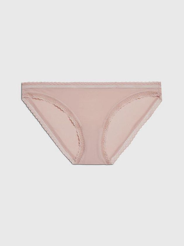 Pink Calvin Klein Bikini - Bottoms Up Women Briefs | UKML-59432