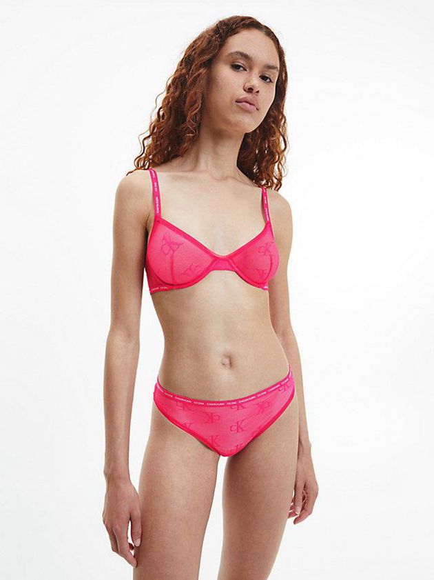 Pink Calvin Klein Bikini - CK One Women Briefs | PEKV-04819