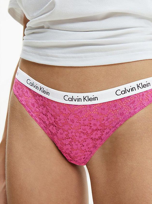 Pink Calvin Klein Bikini - Carousel Women Briefs | TYAS-18652