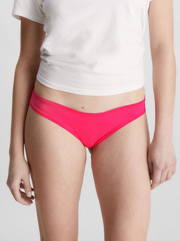 Pink Calvin Klein Bikini - Flex Fit Women Briefs | GECR-92107