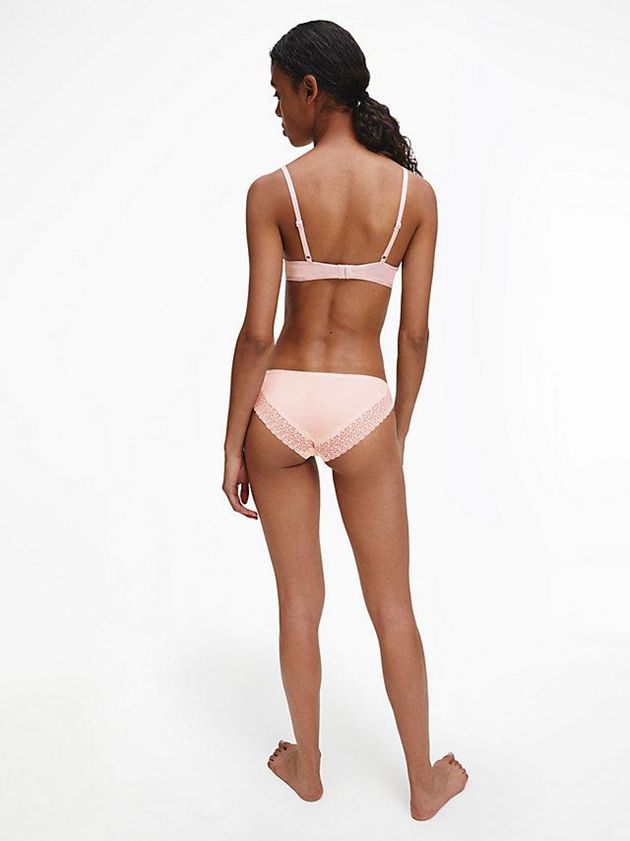 Pink Calvin Klein Bikini - Flirty Women Briefs | QOTR-40756