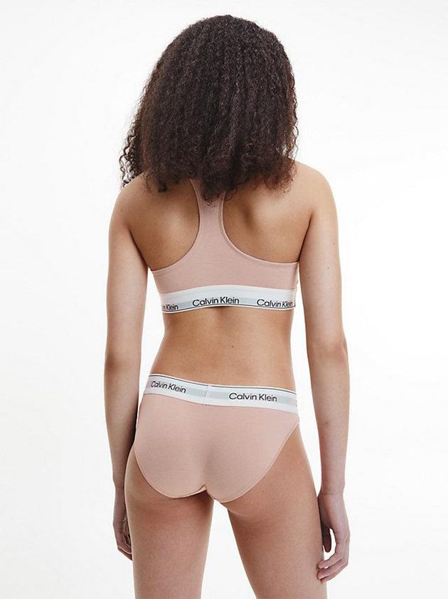 Pink Calvin Klein Bikini - Modern Cotton Women Briefs | TXNP-56789