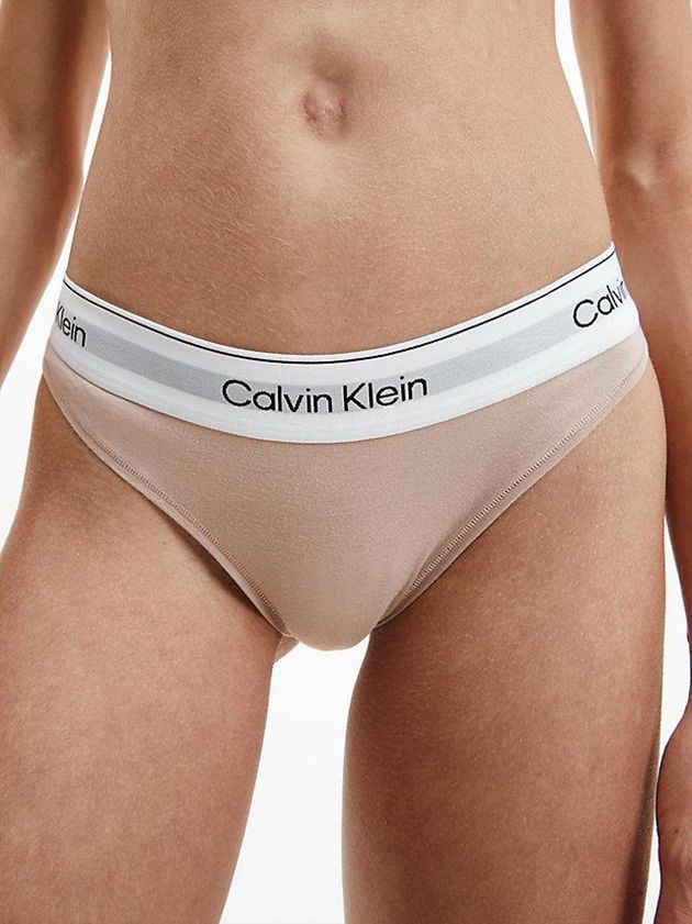 Pink Calvin Klein Bikini - Modern Cotton Women Briefs | TXNP-56789