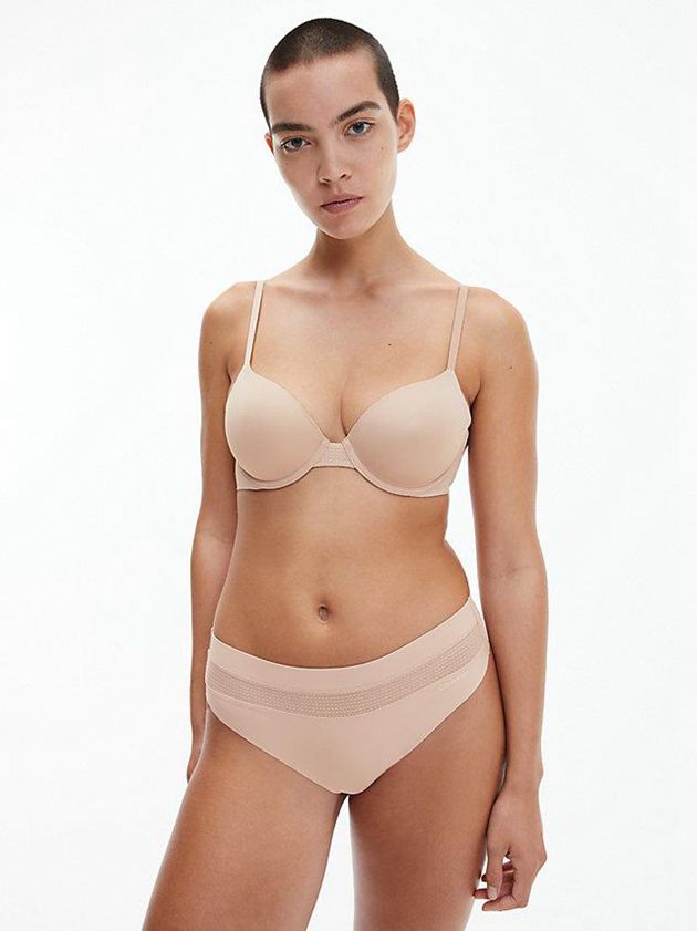 Pink Calvin Klein Bikini - Perfectly Fit Flex Women Briefs | DBJU-03769