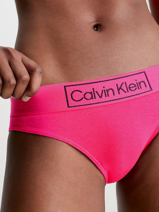 Pink Calvin Klein Bikini - Reimagined Heritage Women Briefs | REOK-30542