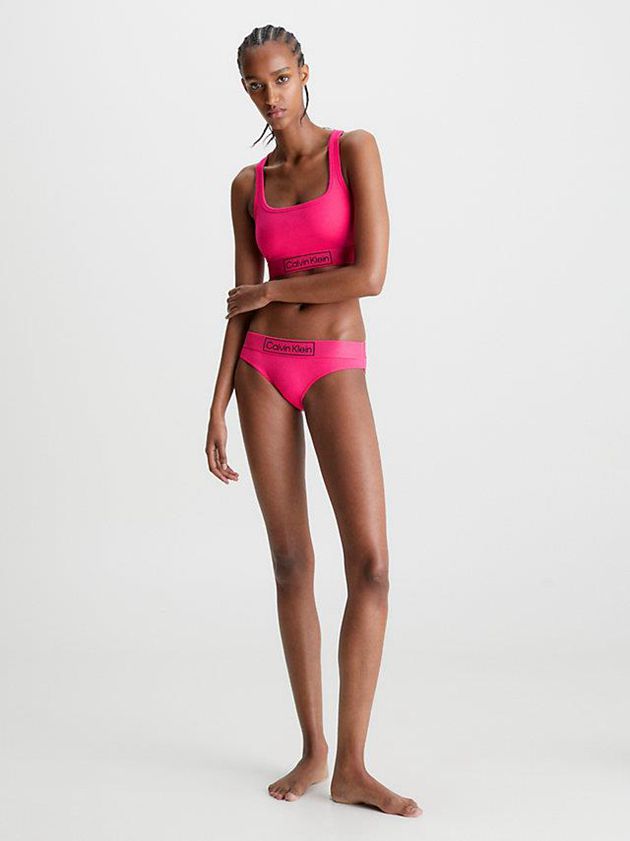 Pink Calvin Klein Bikini - Reimagined Heritage Women Briefs | REOK-30542