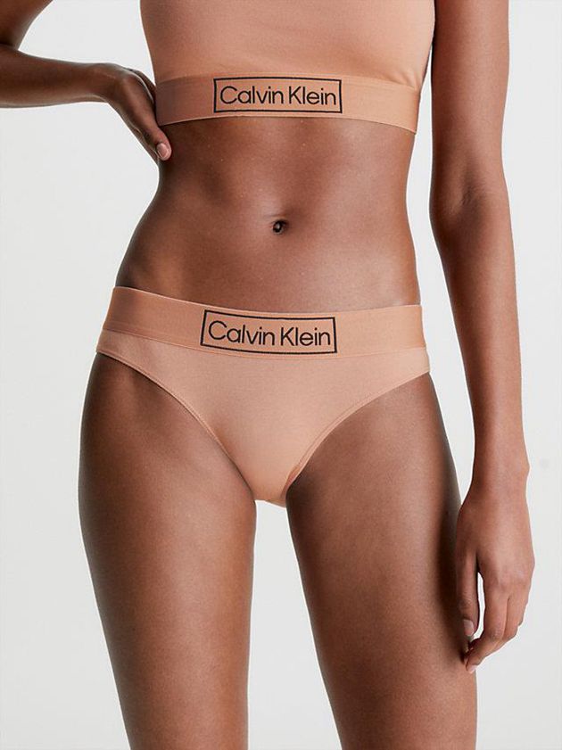 Pink Calvin Klein Bikini - Reimagined Heritage Women Briefs | XHIJ-42709