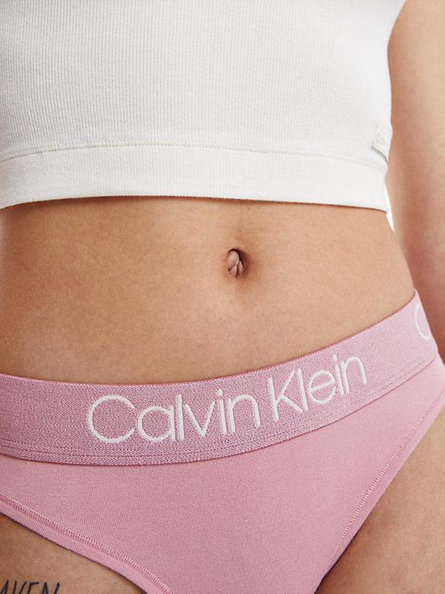 Pink Calvin Klein Body Women Thong | SFZR-79456