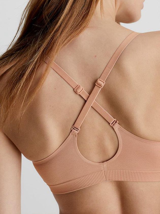 Pink Calvin Klein Bonded Flex Women Bra | OTGL-70368