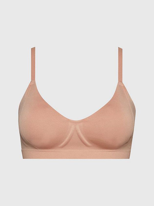 Pink Calvin Klein Bonded Flex Women Bra | OTGL-70368