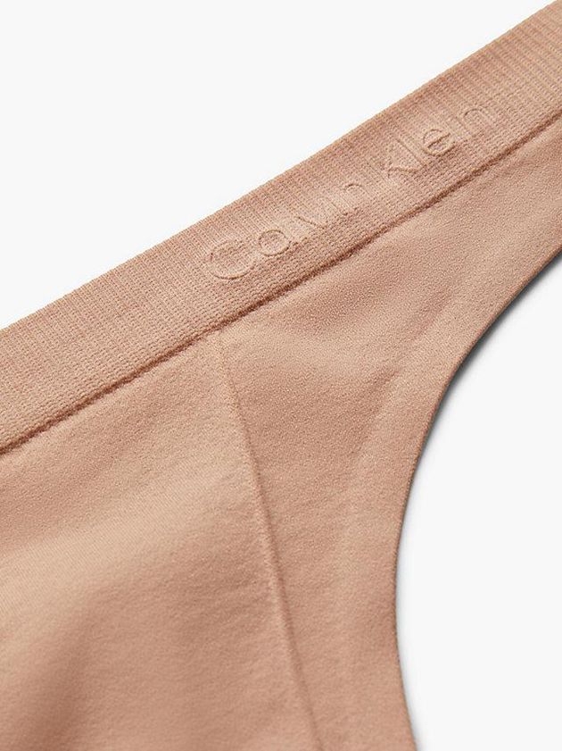 Pink Calvin Klein Bonded Flex Women Thong | FIGX-57623
