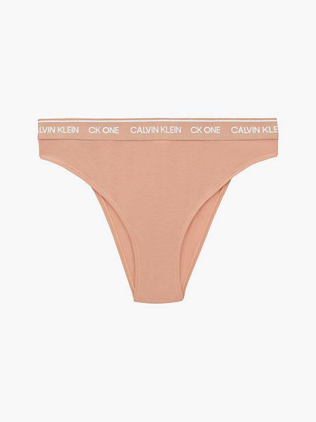 Pink Calvin Klein CK One Recycled Women Thong | BICK-83607