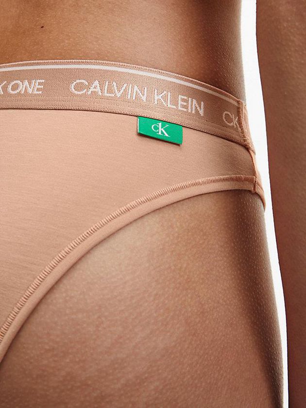 Pink Calvin Klein CK One Recycled Women Thong | BICK-83607