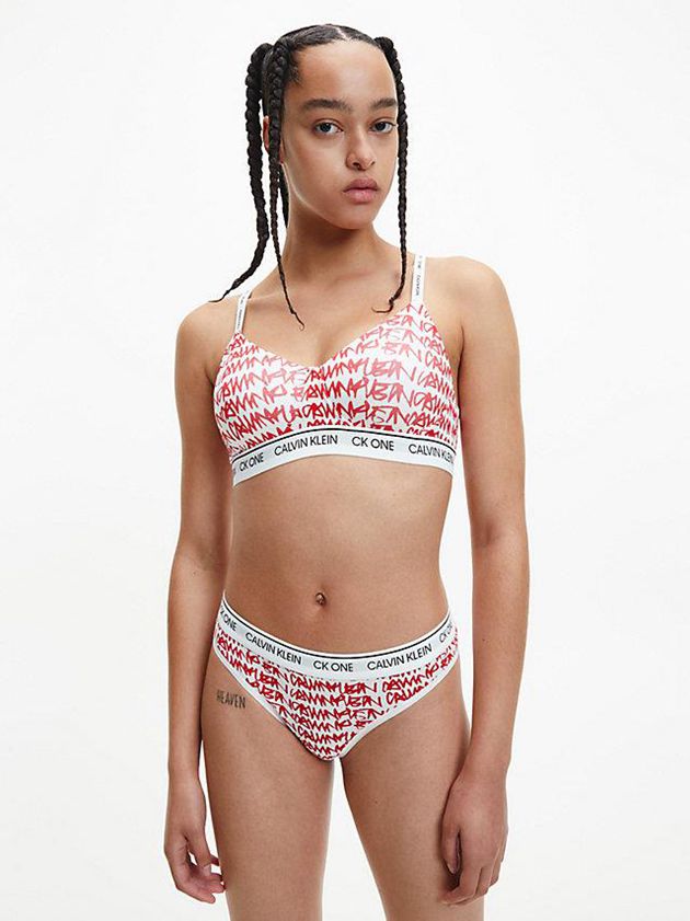 Pink Calvin Klein CK One Women Bra | TQWZ-47319