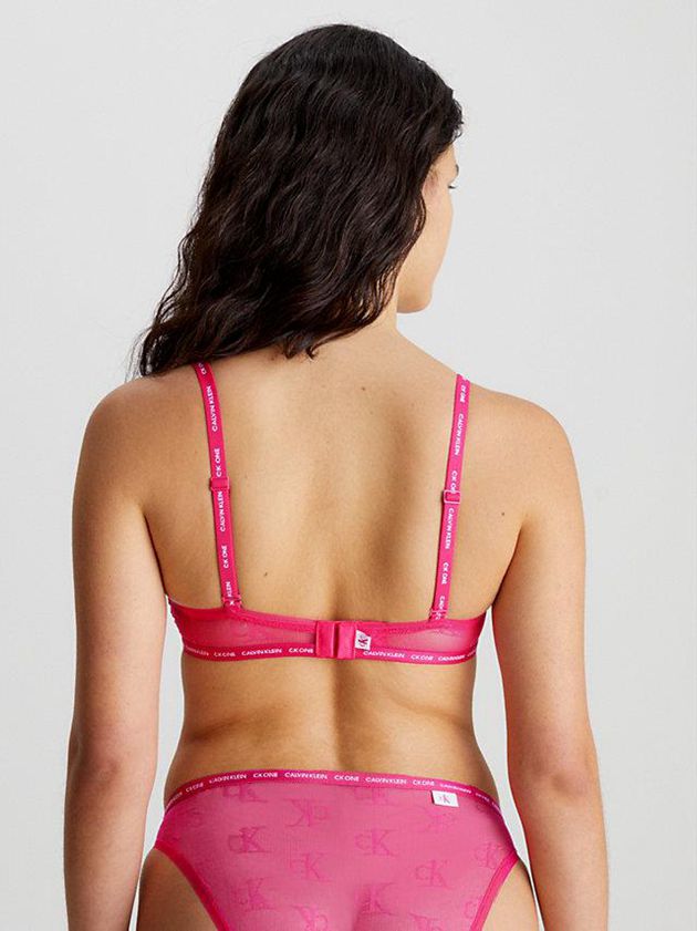 Pink Calvin Klein CK One Women Bra | ZNTB-23160