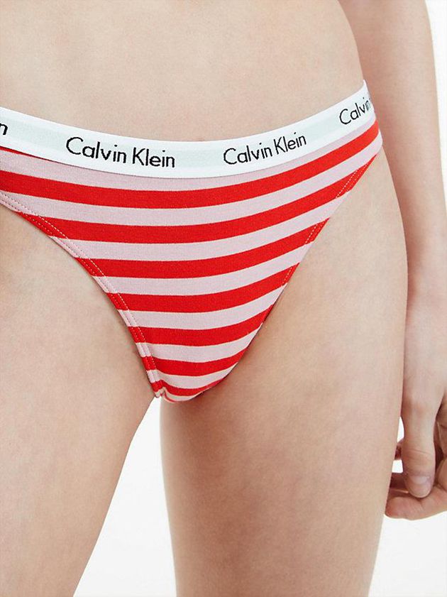 Pink Calvin Klein Carousel Women Thong | RCDT-49168
