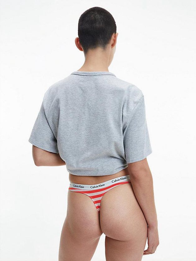 Pink Calvin Klein Carousel Women Thong | RCDT-49168