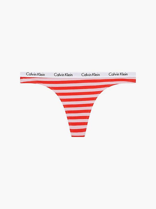 Pink Calvin Klein Carousel Women Thong | RCDT-49168