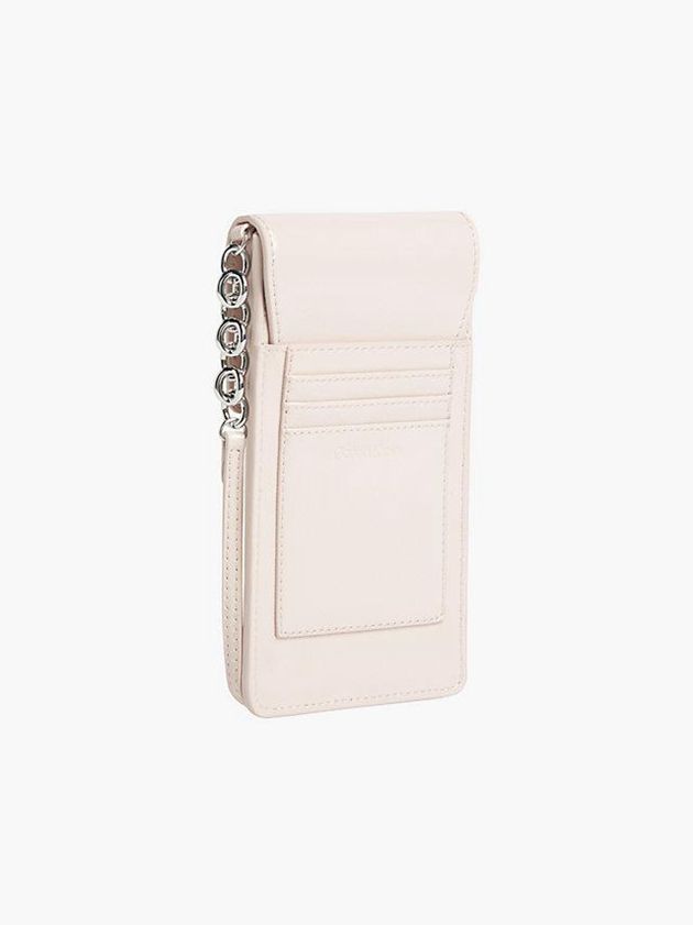 Pink Calvin Klein Crossbody Phone Pouch Women Bags | NOHQ-79461