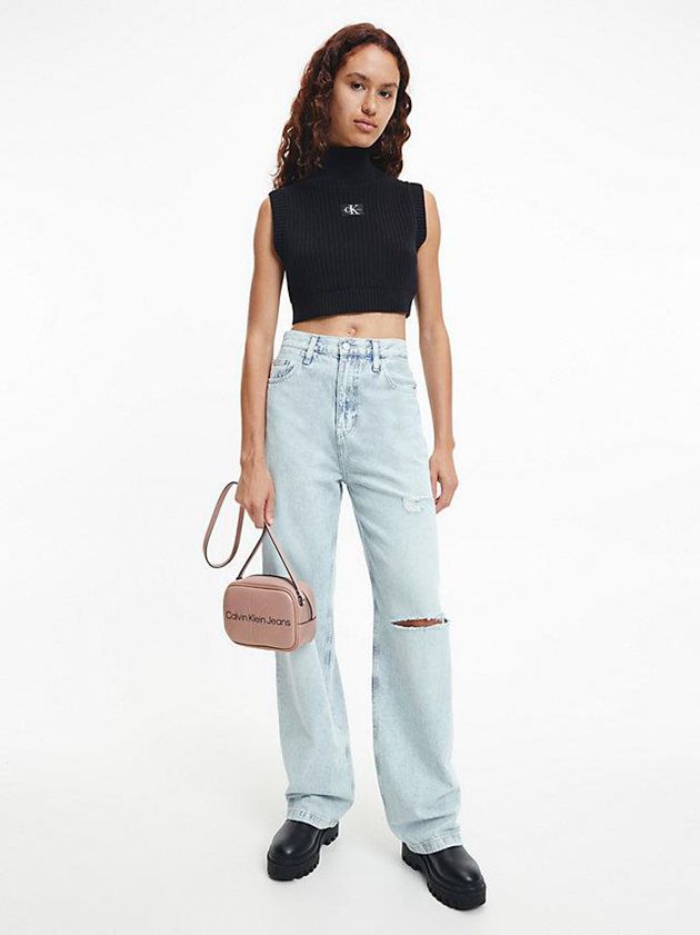 Pink Calvin Klein Crossbody Women Bags | BXYN-27864