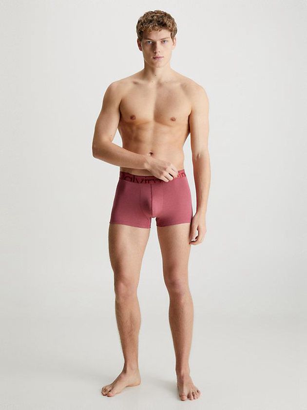 Pink Calvin Klein Embossed Icon Men Briefs | HPOJ-09215