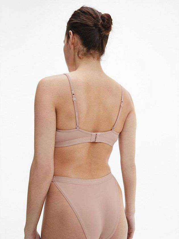Pink Calvin Klein Form To Body Women Thong | PZSW-98063