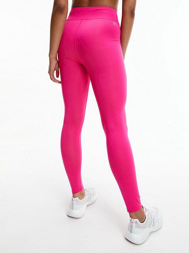 Pink Calvin Klein Gym Women Leggings | HEJG-71398