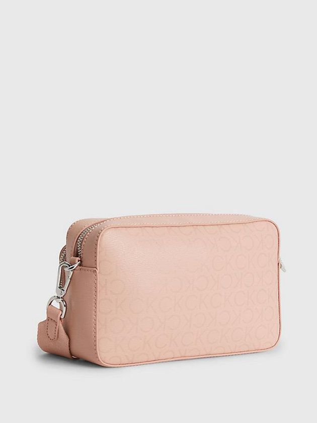 Pink Calvin Klein Large Recycled Crossbody Women Bags | NHUM-23891