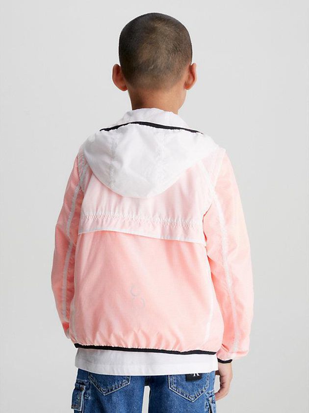 Pink Calvin Klein Layered Boys's Jacket | DUIV-35612