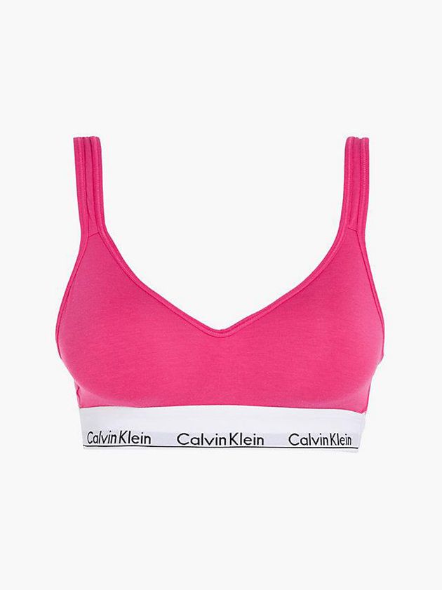 Pink Calvin Klein Lift - Modern Cotton Women Bra | KSFP-23694