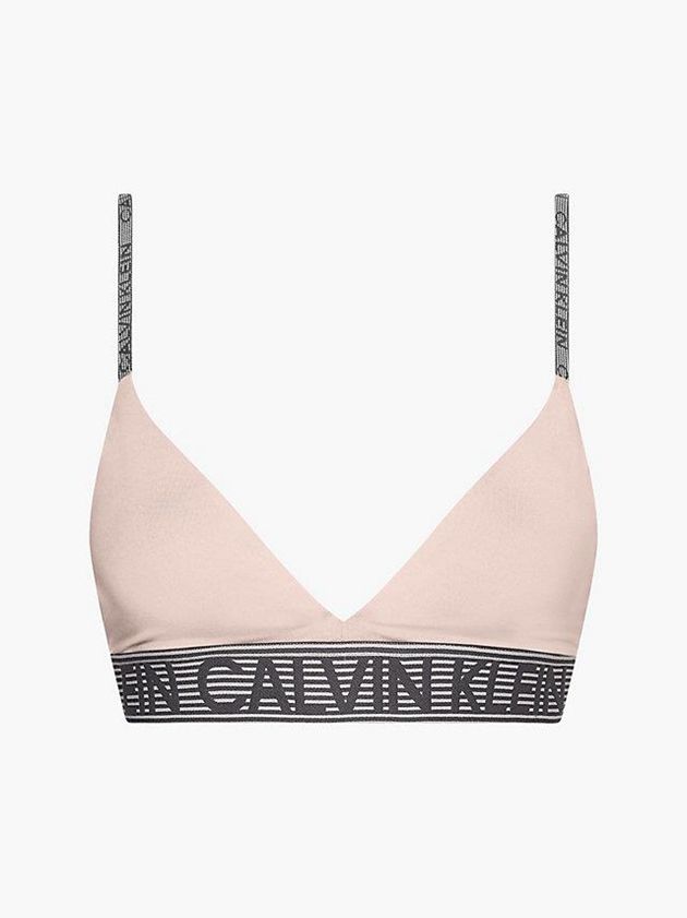 Pink Calvin Klein Low Impact Sports Women Bra | KJHM-30947
