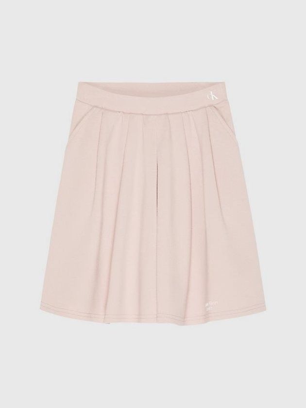 Pink Calvin Klein Milano Pleated Flared Girls's Skirt | PUMI-60521